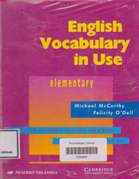 ENGLISH VOCABULARY IN USE ELEMENTARY