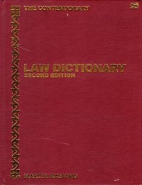 LAW DICTIONARY SECOND EDITION