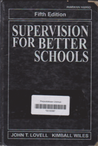 SUPERVISION FOR BETTER SCHOOLS