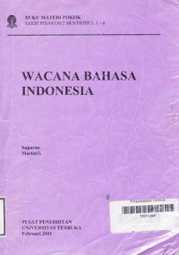WACANA BAHASA INDONESIA