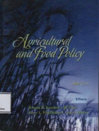 AGRICULTURAL AND FOOD POLICY
