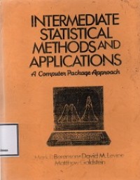 Intermediate Statistical Methods
