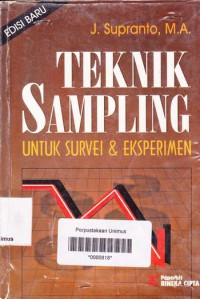 Teknik Sampling Untuk Survei dan eksperimen