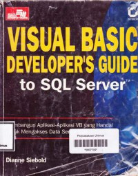 VISUAL BASIC DEVELOPER'S GUIDE TO SQL SERVER