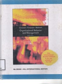 organization Behavior and Management