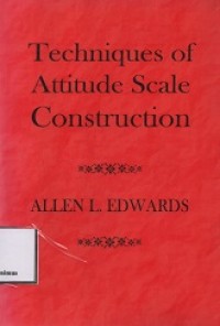 Techniques of attitude scale construction