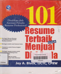 101 RESUME TERBAIK UNTUK MENJUAL DIRI ANDA