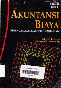 Image of AKUNTANSI BIAYA EDISI 10 JILID 1