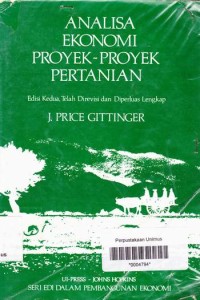 Image of ANALISA EKONOMI PROYEK-PROYEK PERTANIAN  ED 2