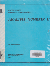 ANALISIS NUMERIK II