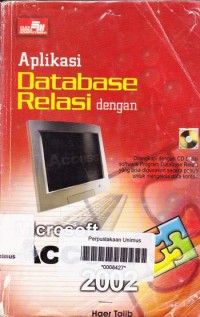 APLIKASI DATABASE RELASI DENGAN MICROSOFT ACCESS 2002