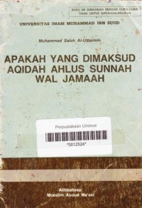 Apakah yang dimaksud aqidah ahlus sunnah wal jamaah