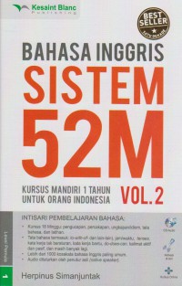 BAHASA INGGRIS SISTEM 52 M VOL. 2