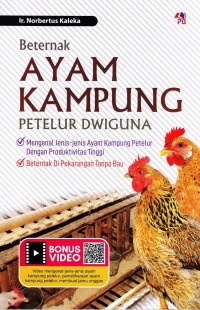 Image of BETERNAK AYAM KAMPUNG PETELUR DWIGUNA