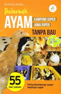 BETERNAK AYAM KAMPUNG SUPER, JAWA SUPER TANPA BAU