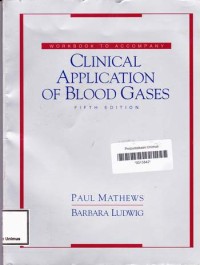 Image of CLINICAL APPLICATION OF BLOOD GASES