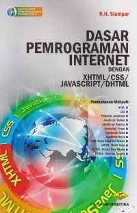 DASAR PEMROGRAMAN INTERNET DENGAN XHTML/CSS/JAVACRIPT/DHTML