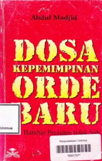 Dosa Kepemimpinan Orde Baru