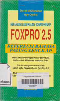 FOXPRO 2.5  REFERENSI BAHASA PALING LENGKAP