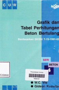 GRAFIK DAN TABEL PERHITUNGAN BETON BERTULANG