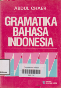 GRAMATIKA BAHASA INDONESIA