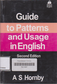 GUIDE TO PATTERNS AND USAGE IN ENGLISH