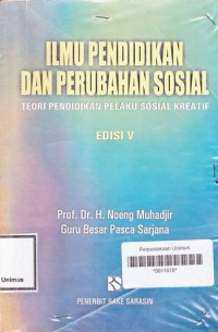 Image of ILMU PENDIDIKAN DAN PERUBAHAN SOSIAL