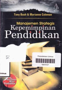 MANAJEMEN STRATEGIS KEPEMIMPINAN PENDIDIKAN