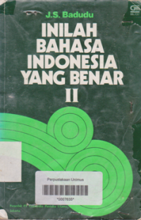 INILAH BAHASA INDONESIA YANG BENAR II