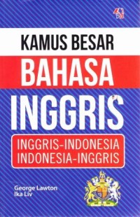 KAMUS BESAR BAHASA INGGRIS