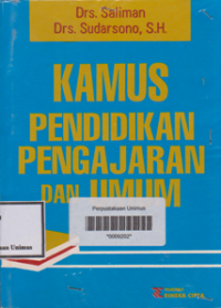 KAMUS PENDIDIKAN PENGAJARAN DAN UMUM