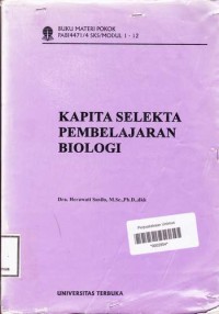 KAPITA SELEKTA PEMBELAJARAN BIOLOGI MODUL 1-12