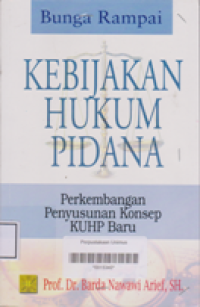 KEBIJAKAN HUKUM PIDANA