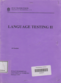 LANGUAGE TESTING II