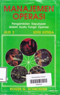 MANAJEMEN OPERASI Ed.3 Jilid 2