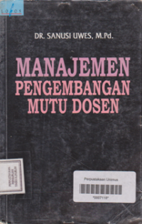 MANAJEMEN PENGEMBANGAN MUTU DOSEN