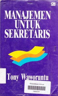 Image of MANAJEMEN UNTUK SEKRETARIS