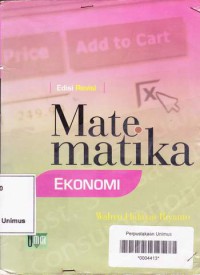 MATEMATIKA EKONOMI EDISI REVISI