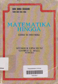 Image of MATEMATIKA HINGGA EDISI SI METRIK