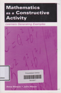 Image of MATHEMATICS AS A CONSTRUCTIVE ACTIVITY