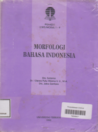 MORFOLOGI BAHASA INDONESIA