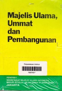 Majelis Ulama Ummat dan Pembangunan