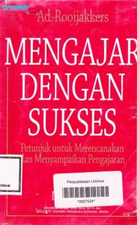 MENGAJAR DENGAN SUKSES