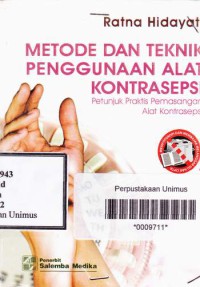 METODE DAN TEKNIK PENGGUNAAN ALAT KONTRASEPSI