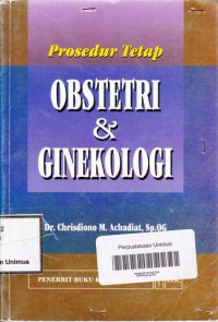 PROSEDUR TETAP OBSTETRI & GINEKOLOGI