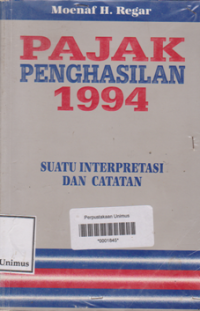 Image of PAJAK PENGHASILAN 1994