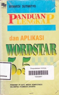 PANDUAN LENGKAP DAN APLIKASI WORDSTAR5,5