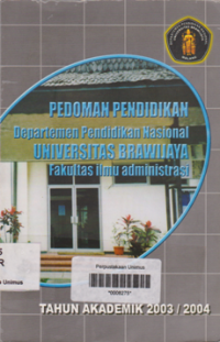 Image of PEDOMAN PENDIDIKAN DEPARTEMEN PENDIDIKAN NASIONAL UNIVERSITAS BRAWIJAYA
