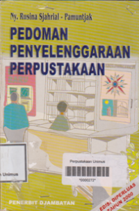 Image of PEDOMAN PENYELENGGARAAN PERPUSTAKAAN