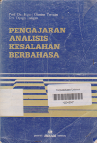 PENGAJARAN ANALISIS KESALAHAN BERBAHASA